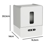 Dispensador De Papél Higienico Automático Con Sensor A Pilas - Imagen 7