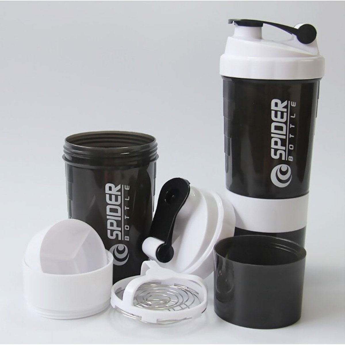 Botella Shaker Mezcladora Vaso Deportivo Porta Proteína - Imagen 12