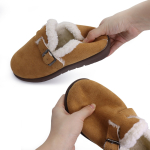Zapatos Pantufla Abigados Para Dama Con Corderito Calido - Imagen 4