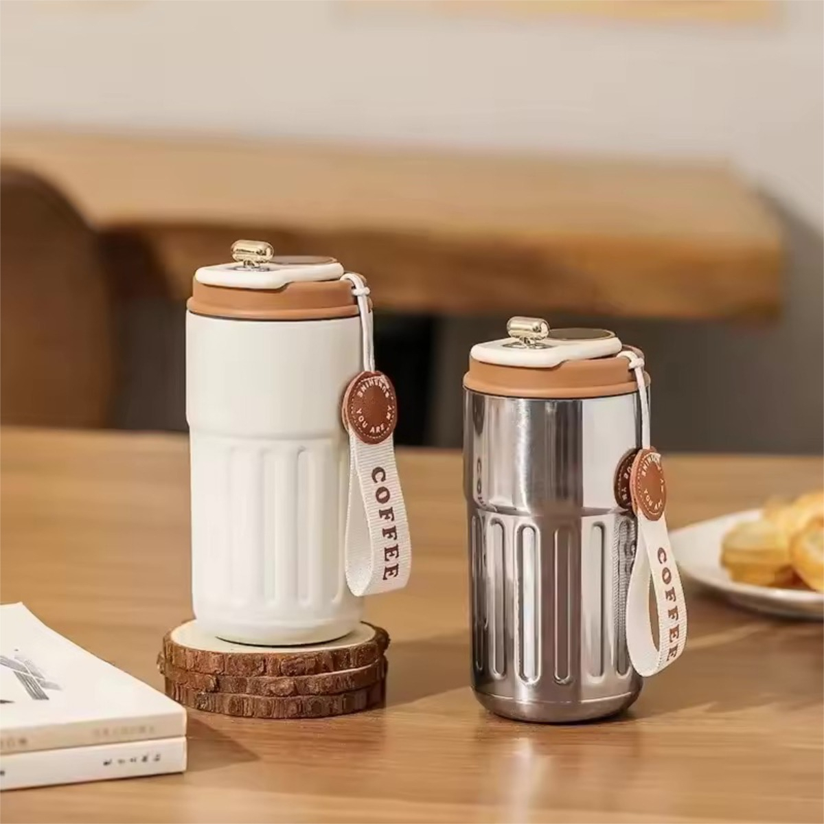 Termo Vaso Smart Café Térmico Mug 400ml Digital Temperatura - Imagen 4