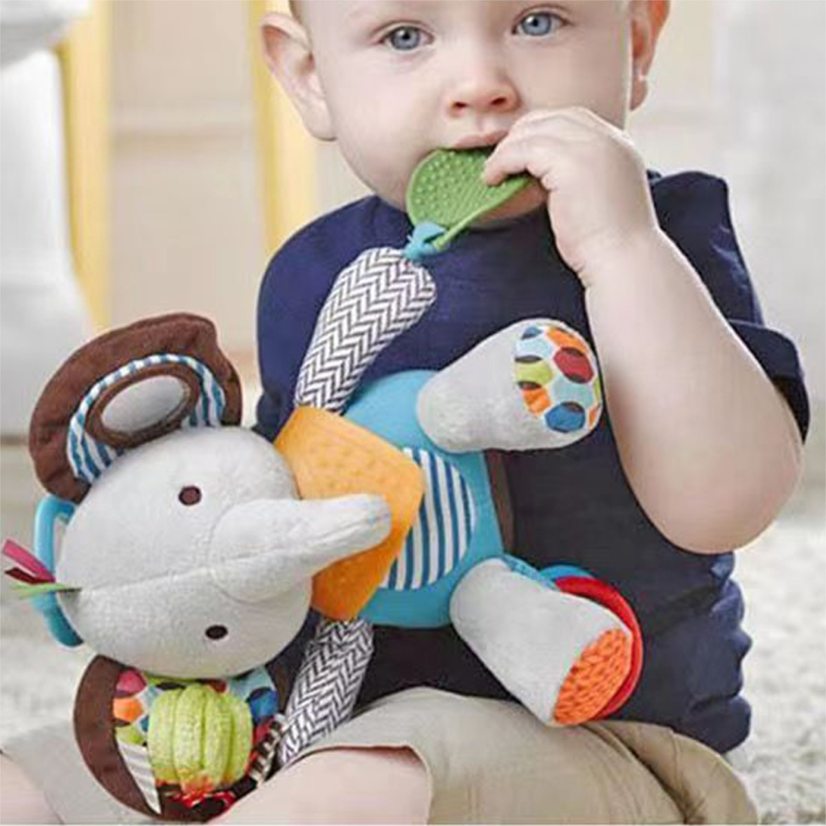 Peluche Colgante Multisensorial Animales Bebes Diversión - Imagen 6