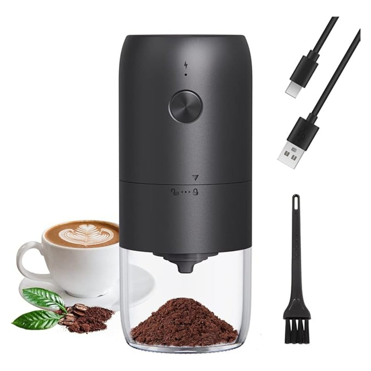 Molinillo De Café Portatil Recargable Moledor Inalambrico - Imagen 3
