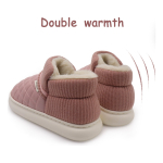 Pantufla Bota Calidas Con Corderito De Hilo Abrigadas - Imagen 25