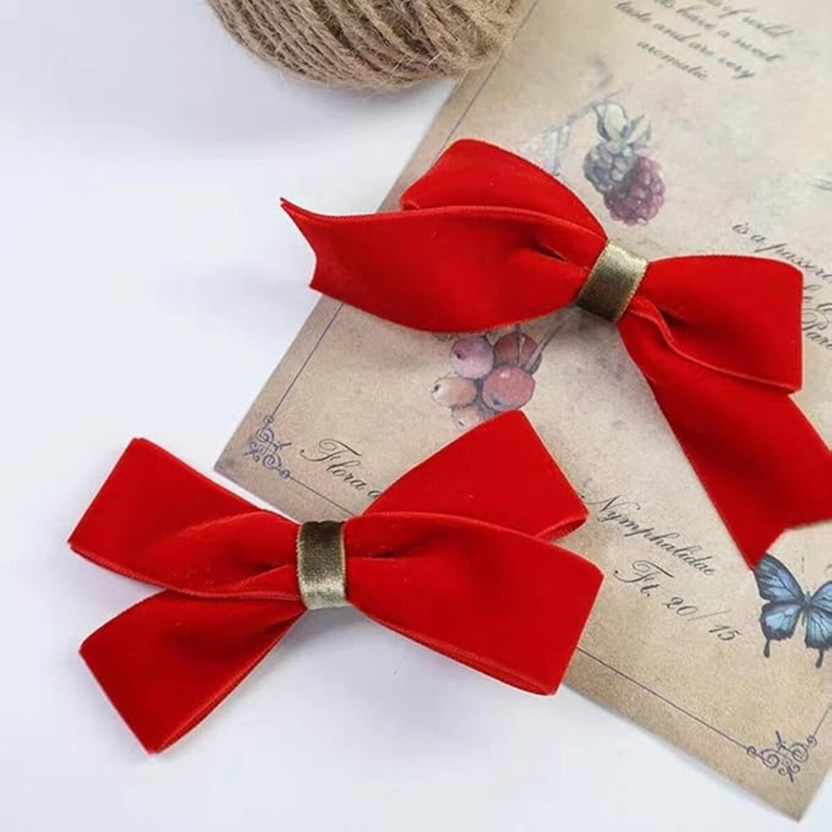 Rollo Cinta De Terciopelo De 38mm Decoración Regalos Ribete - Imagen 9