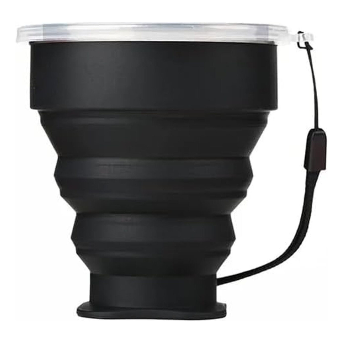 Vaso De Silicona Plegable Con Tapa Libre Bpa - Imagen 1