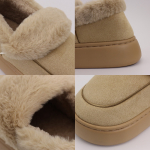 Pantufla Calzado De Abrigo De Corderito Suela Alta Dama - Imagen 12