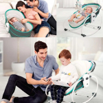 Bouncer Silla 5 En 1 Bebe Cama Mecedora Calidad - Imagen 3