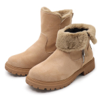 Botas Peludas De Dama Abrigadas Con Forro Corderito - Imagen 3