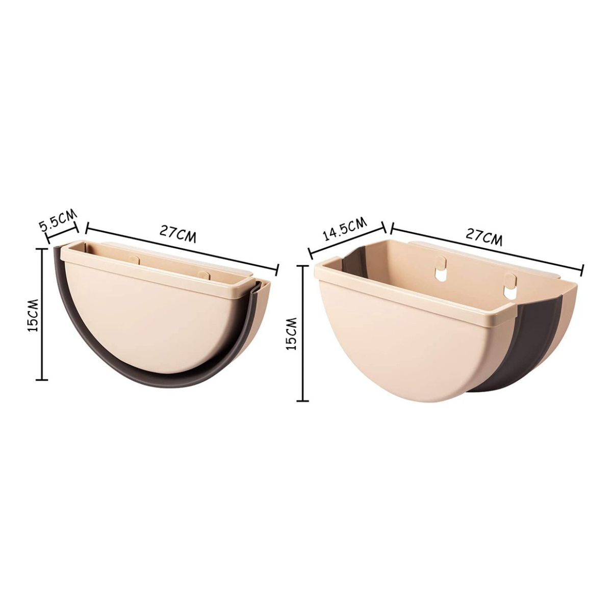 Papelera Plegable Cesto De Basura Colgante - Imagen 19