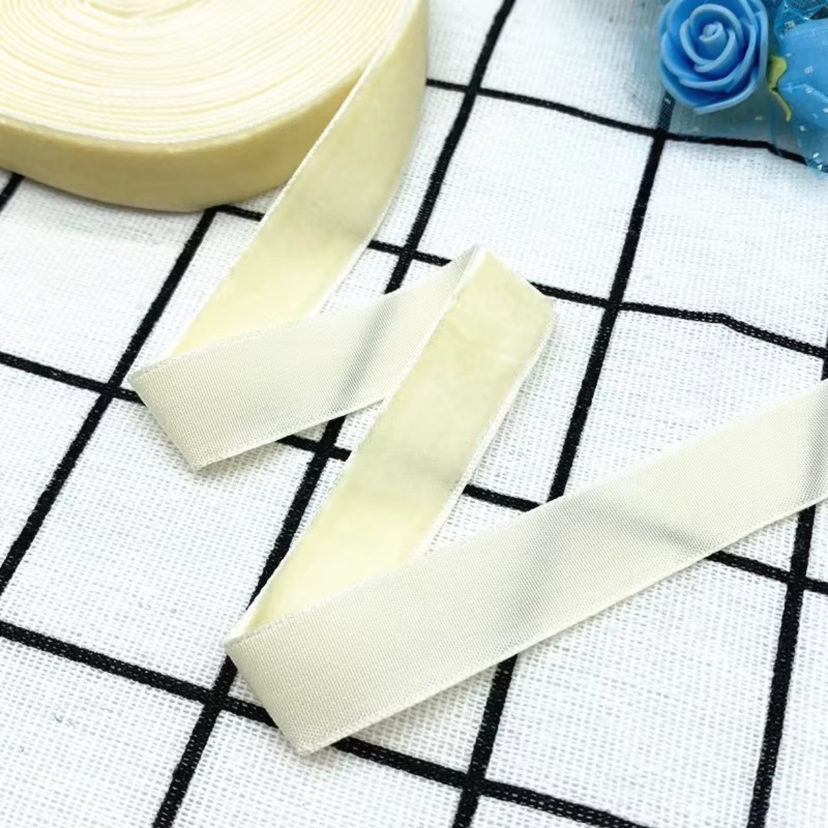 Rollo Cinta De Terciopelo De 38mm Decoración Regalos Ribete - Imagen 13