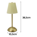 Lampara Alta Táctil De Noche Mesa Inalambrica Recargable Led - Imagen 20