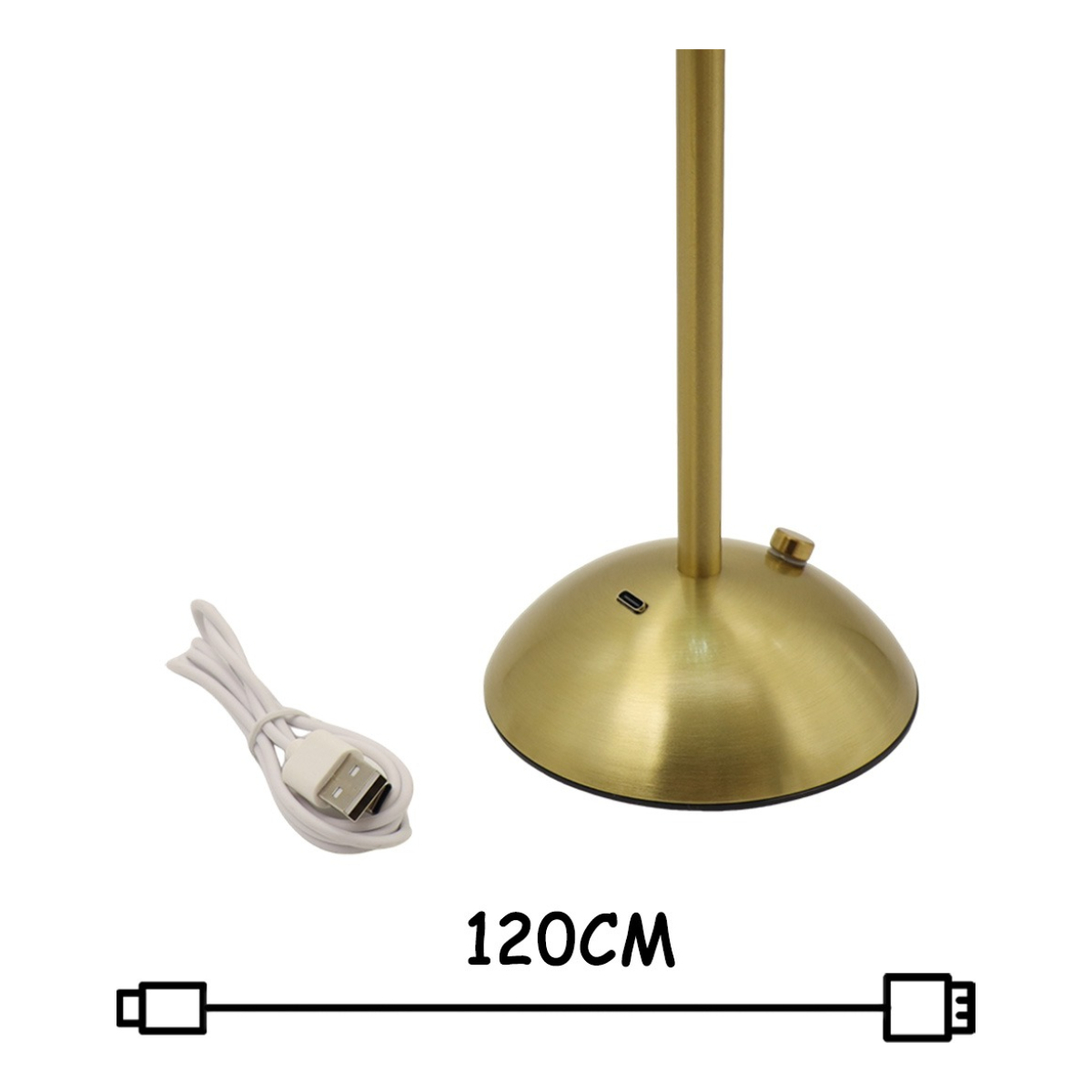 Lampara Alta Táctil De Noche Mesa Inalambrica Recargable Led - Imagen 19