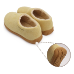 Pantuflas Cerrdadas Zapatos De Casa Con Corderito - Imagen 5