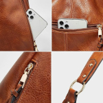 Bolso Cartera De Hombro Para Mujer Cuero Pu Gran Capacidad - Imagen 4