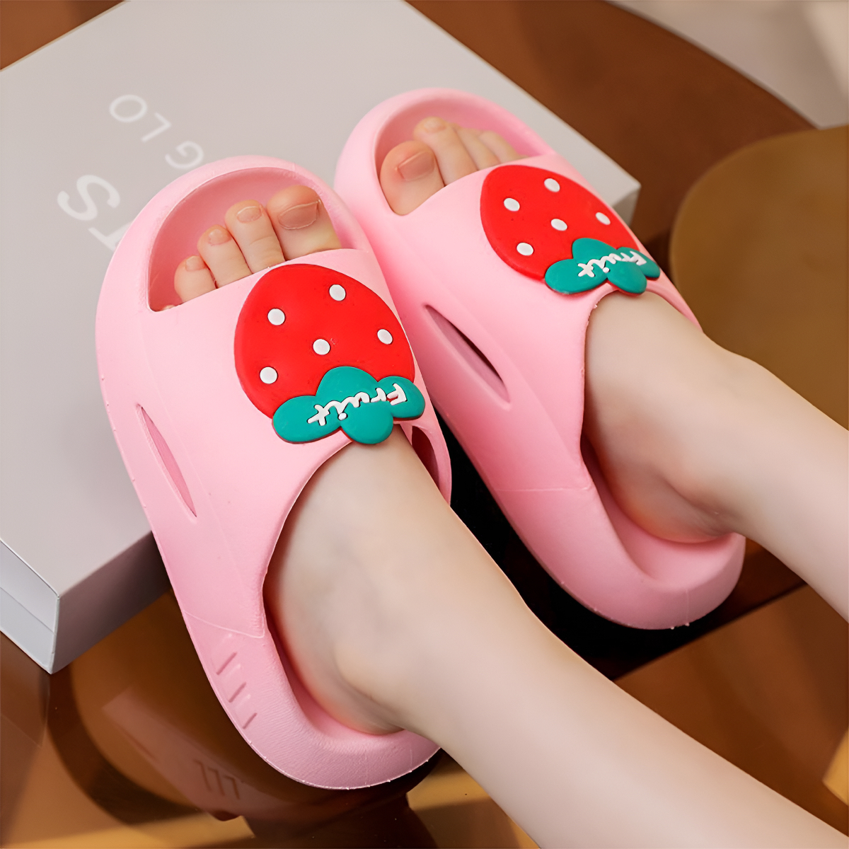 Chancletas Ojotas Infantiles Diseño Frutas Antideslizantes - Imagen 11