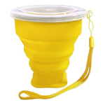 Vaso De Silicona Plegable Con Tapa Libre Bpa - Imagen 37