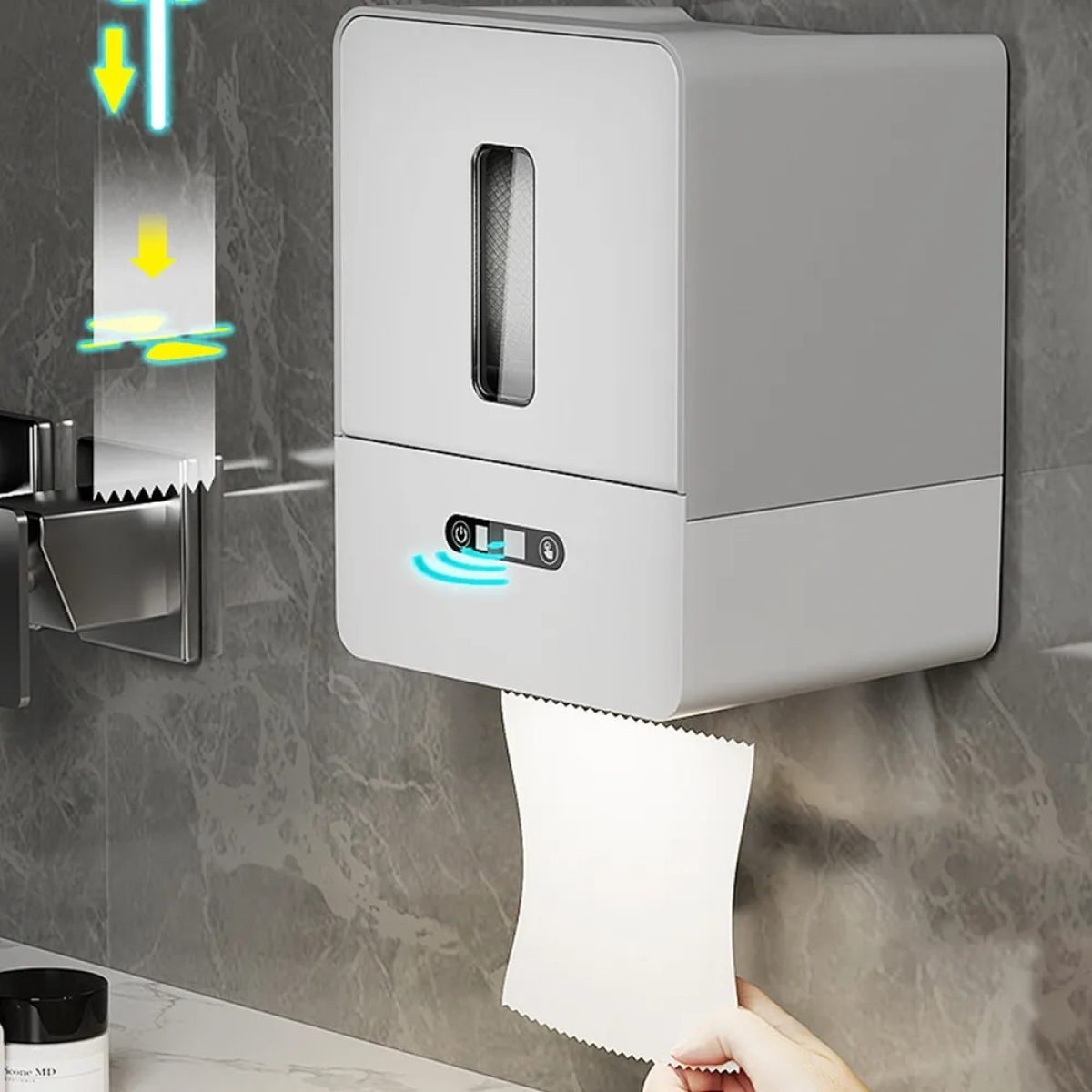 Dispensador De Papél Higienico Automático Con Sensor A Pilas - Imagen 4