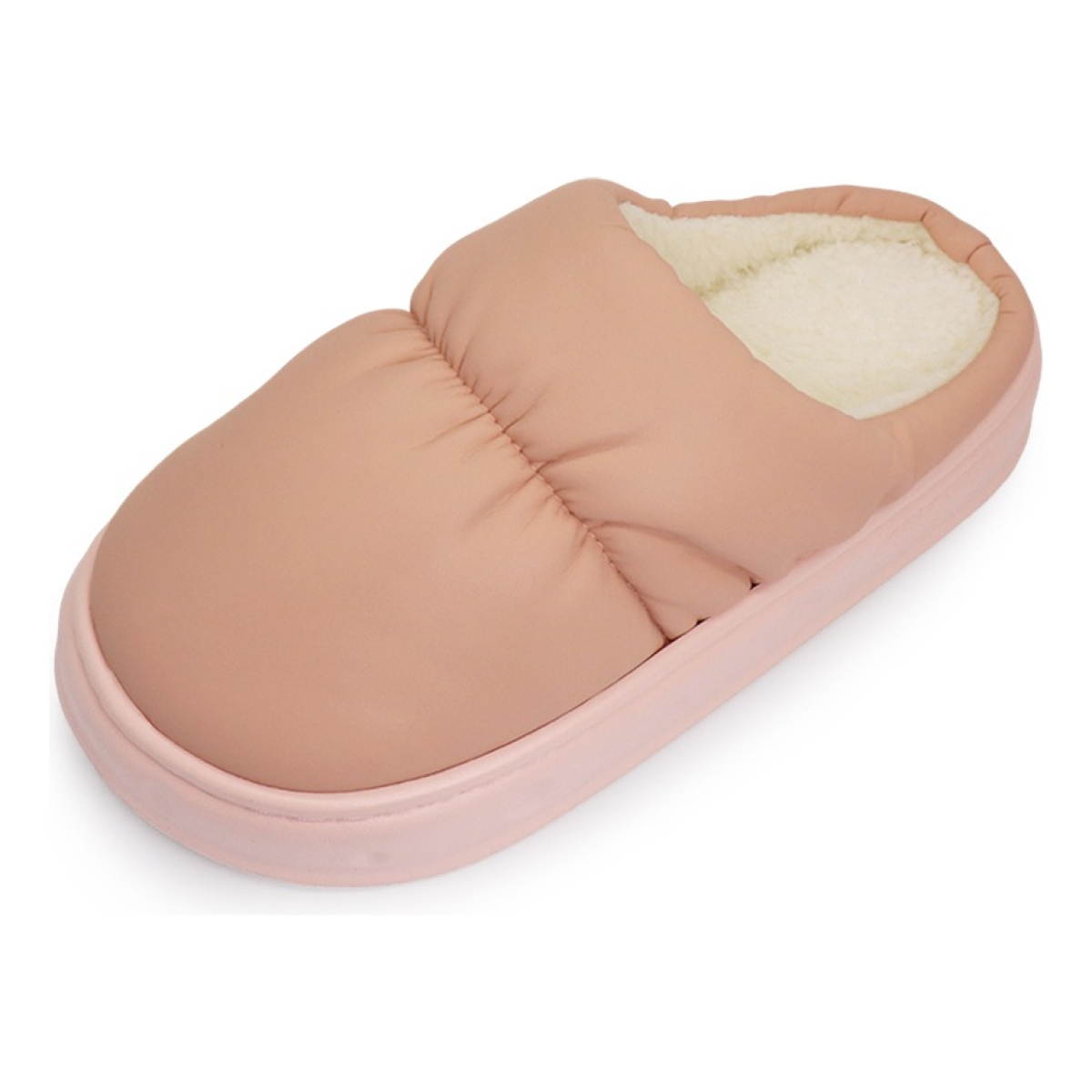 Pantuflas De Adulto Abiertas Puff Calidas Calzado - Imagen 11