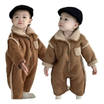 Ropa Body Abrigado Para Bebe Corderito Infantil Abrigo - Imagen 3