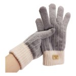 Guantes De Dama Dedos Tactiles De Lana Polar - Imagen 5