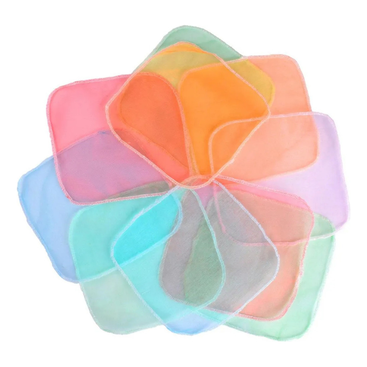 Juguete Caja De Pañuelos Sensoriales Para Bebe Colores - Imagen 5