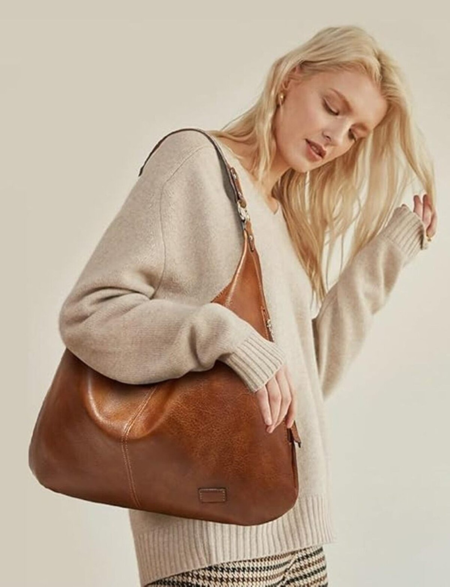 d_967200-mlu83705240396_042025-f.jpg Bolso Cartera De Hombro Para Mujer Cuero Pu Gran Capacidad - Imagen 2