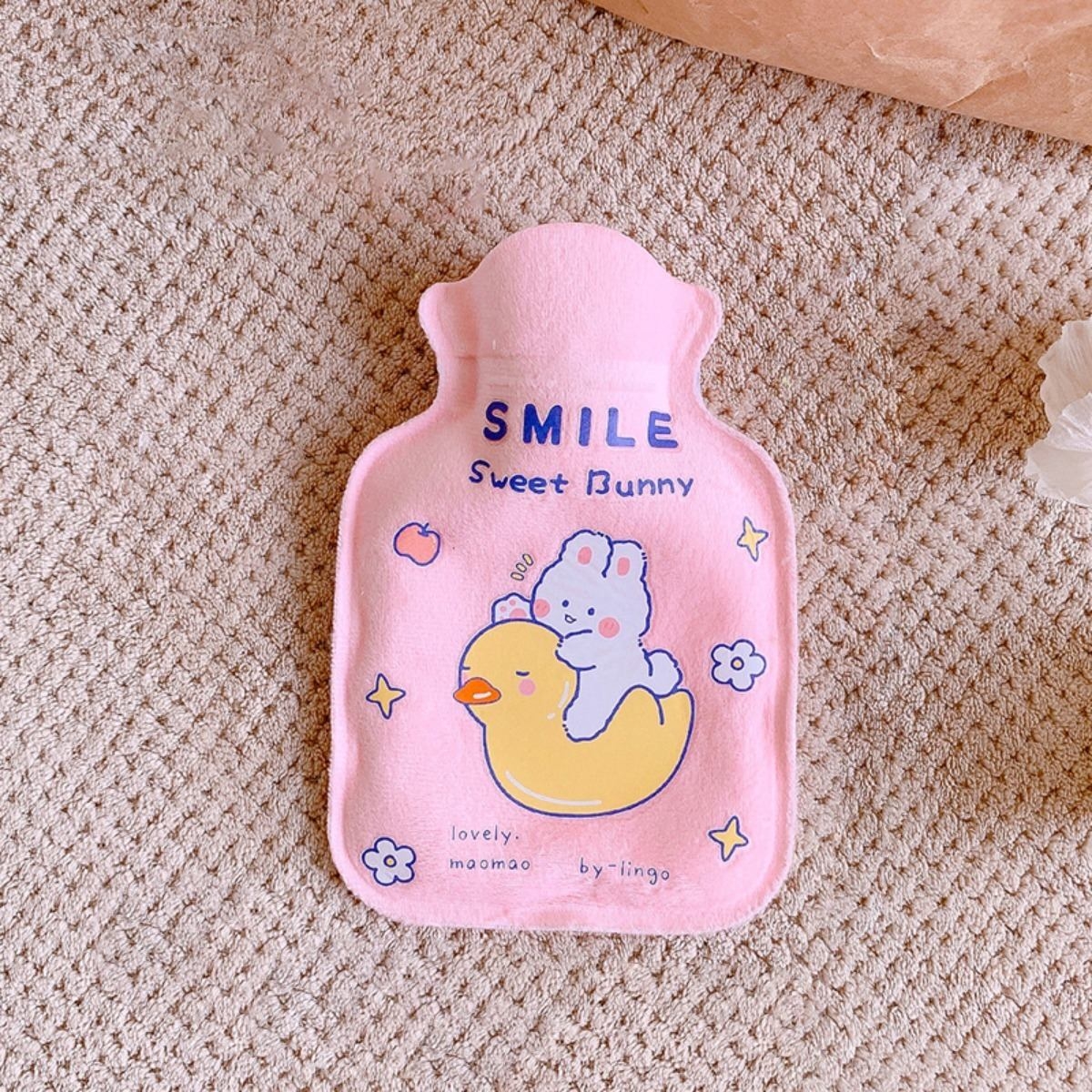 Calienta Manos Mini Bolsa Agua Caliente Diseños Kawaii - Imagen 20