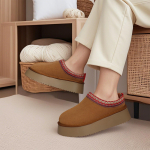 Pantufla Cerrada Con Corderito Con Plataforma Estilo Sueco - Imagen 14
