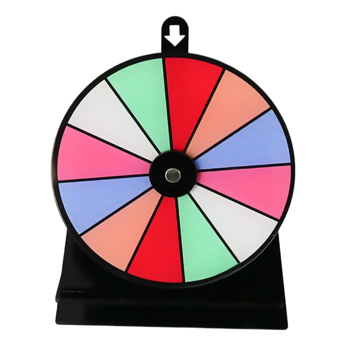Rueda De Premios Giratoria Con Soporte 12 Ranuras - Imagen 1