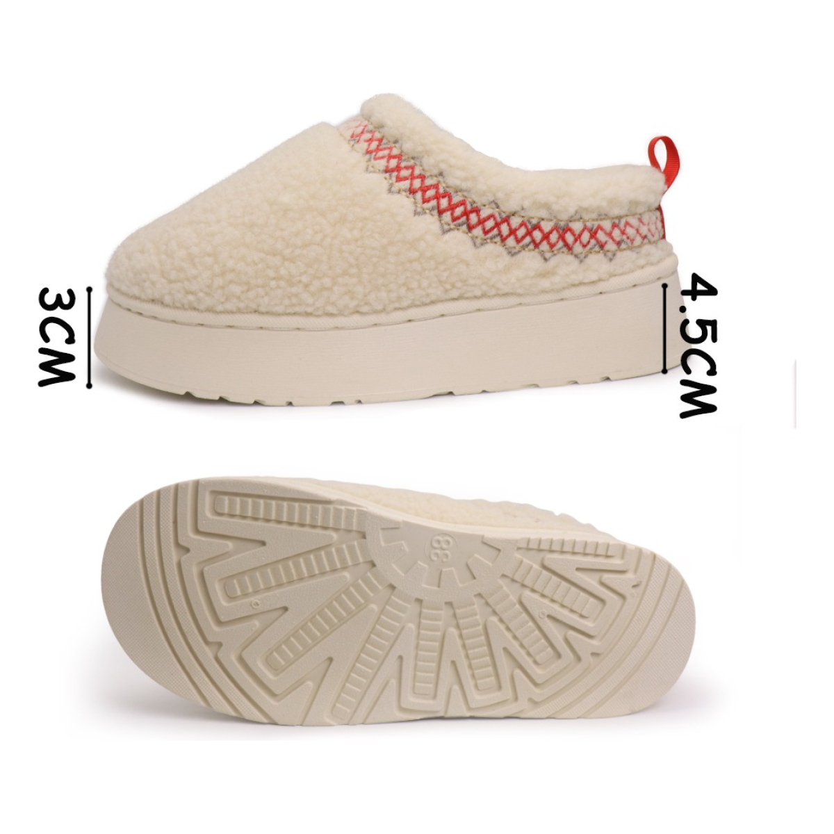 Pantufla Corderito Cerradas Calzado Calidas Para Dama - Imagen 4