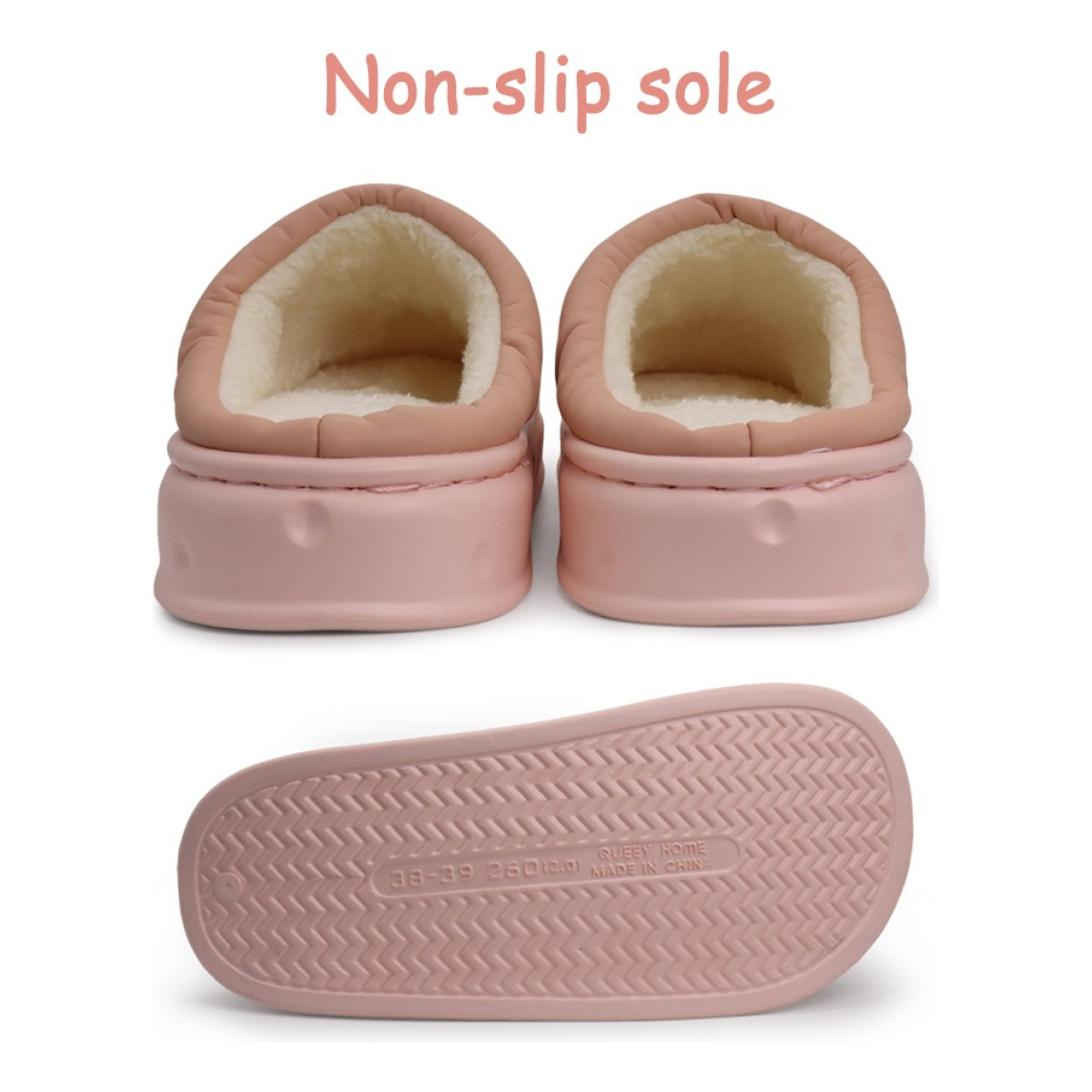 Pantuflas De Adulto Abiertas Puff Calidas Calzado - Imagen 12