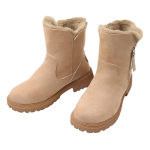 Botas Peludas De Dama Abrigadas Con Forro Corderito - Imagen 2