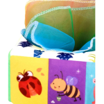 Juguete Caja De Pañuelos Sensoriales Para Bebe Colores - Imagen 4