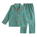 Pijama Ropa Para Dormir Con Estampados Flores De Dos Piezas - Imagen 9