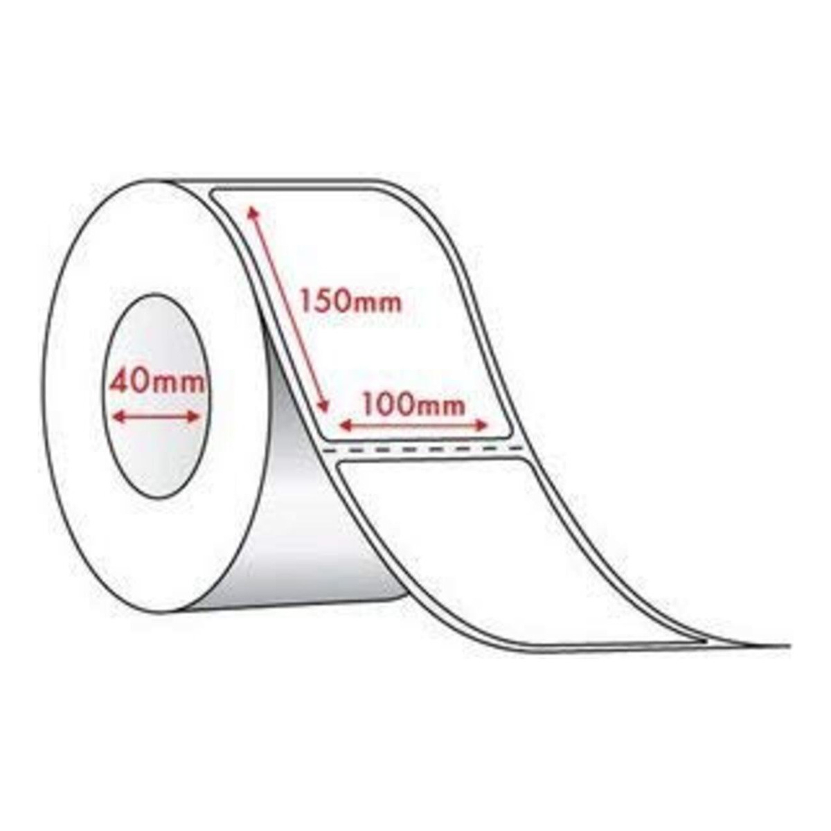Rollo De Etiquetas Auto Adhesivas 10 X 15cm 500pcs - Imagen 5