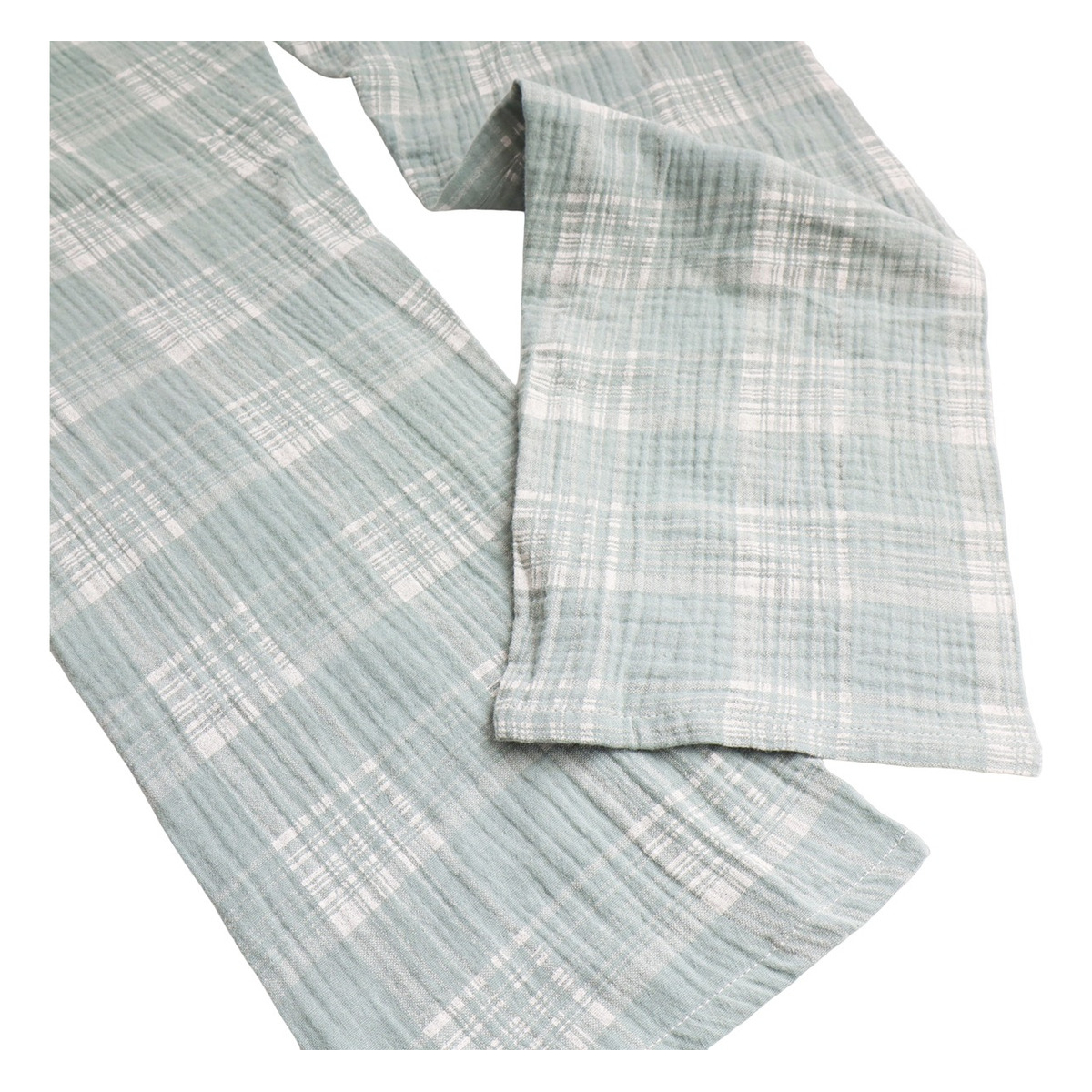 Pijama Ropa De Casa Estilo Kimono Para Adulto A Cuadros - Imagen 4