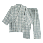 Pijama Ropa De Casa Estilo Kimono Para Adulto A Cuadros