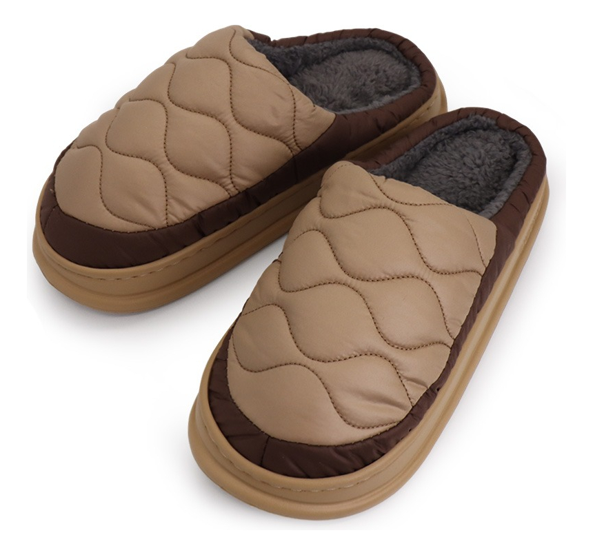 d_658757-mlu83937979947_042025-f.jpg Pantuflas De Adulto Elegantes Abiertas Con Corderito - Imagen 1