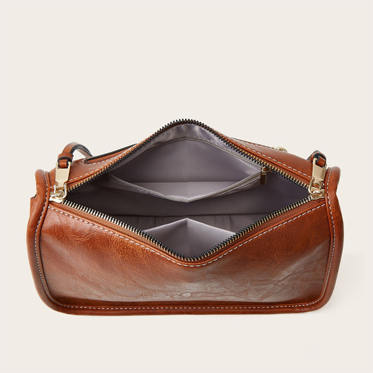 Bandolera Dama Cartera Bolso Minimalista Cuero Pu Para Mujer - Imagen 10