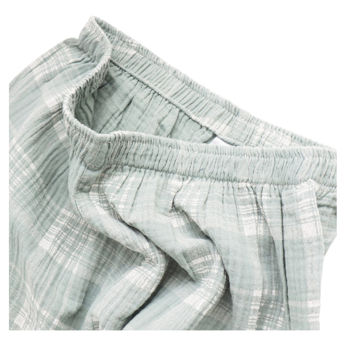 Pijama Ropa De Casa Estilo Kimono Para Adulto A Cuadros - Imagen 10