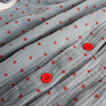 Ropa Para Dormir Puntos Rojos Para Dama Pijama Abrigo - Imagen 5