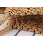 Bolso Tejido Estilo Retro Ideal Para La Playa Grande - Imagen 3