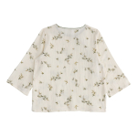 Pijama Mujer Largo 2 Piezas Floral Algodón Blusa Pantalón - Imagen 3