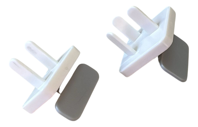 d_767739-mlu85149847980_052025-f.jpg Tapa De Seguridad Para Enchufe Protector Bebe Patas Rectas - Imagen 1