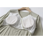 Pijama Largo Maternal Y Lactancia 2 Piezas Ropa Para Dormir - Imagen 5