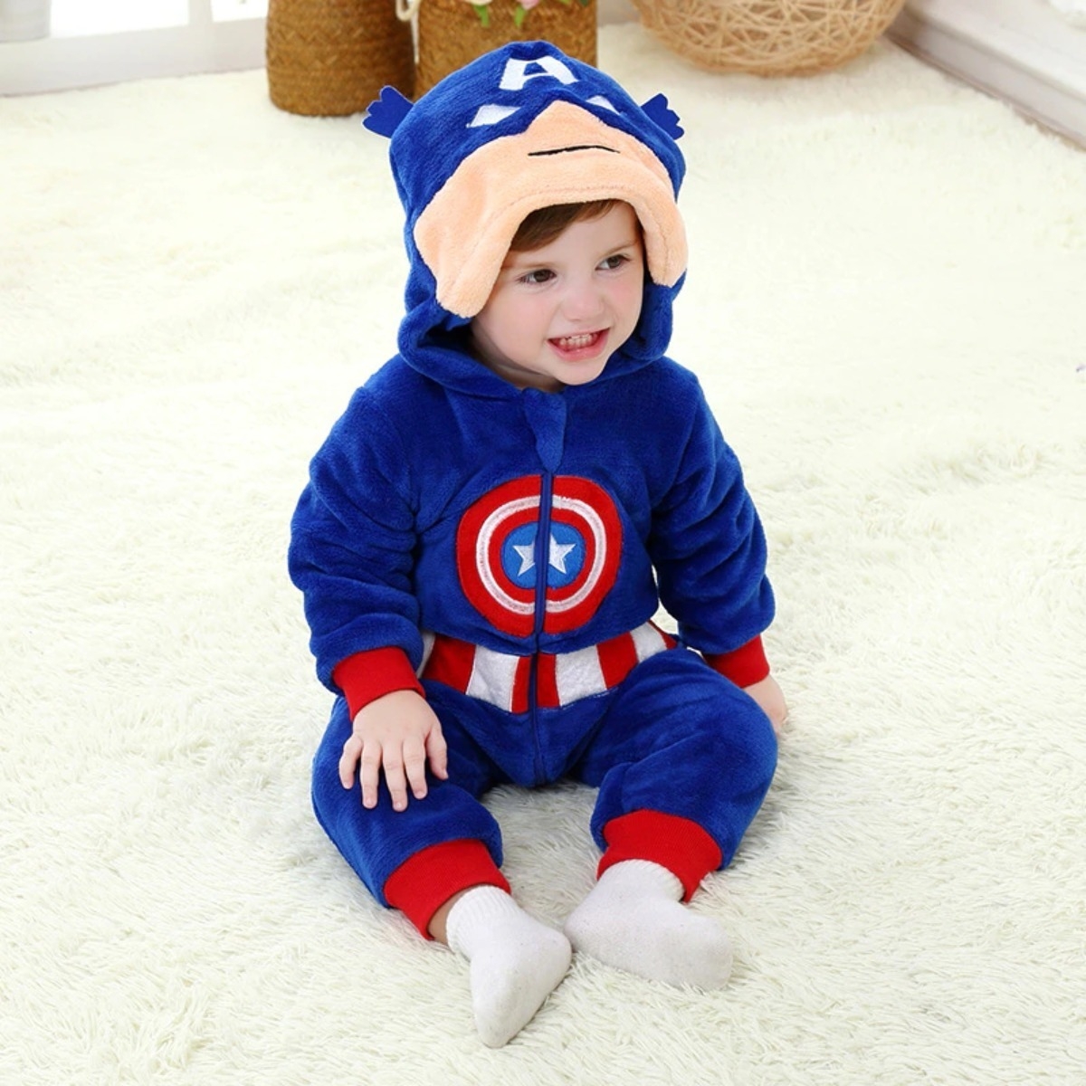Pijama Disfraz Para Niños Niñas Animales Superhéroes - Imagen 4