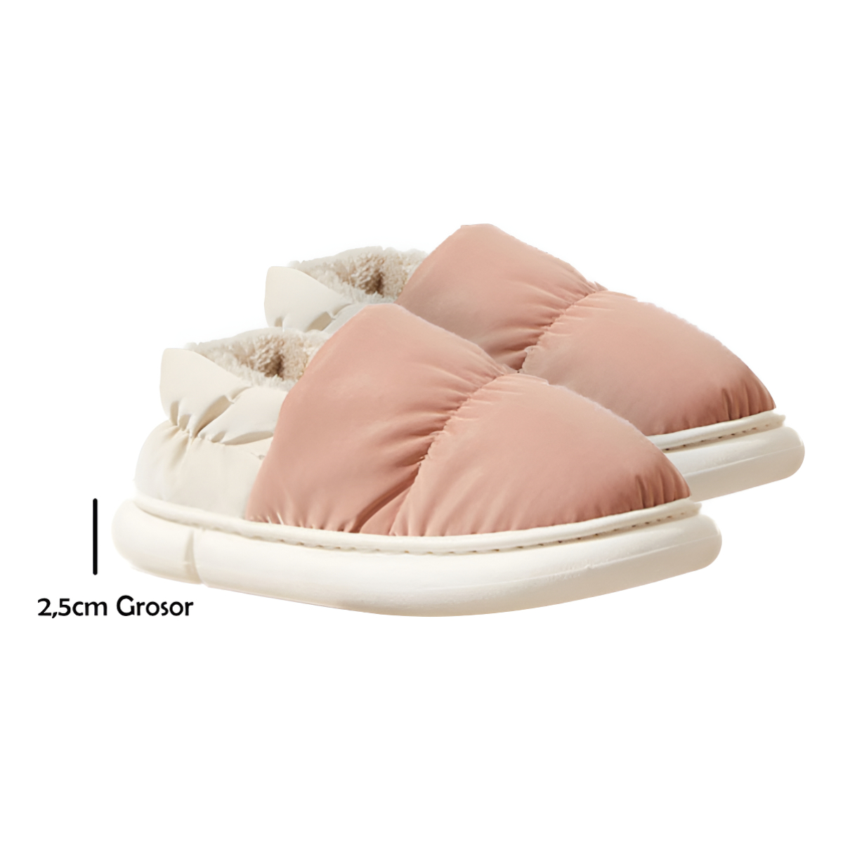 Pantufla Cerrada Interior Corderito Calentitas Unisex - Imagen 9