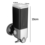 Dispensador Bomba De Jabón Shampoo Para Baño 500ml - Imagen 5