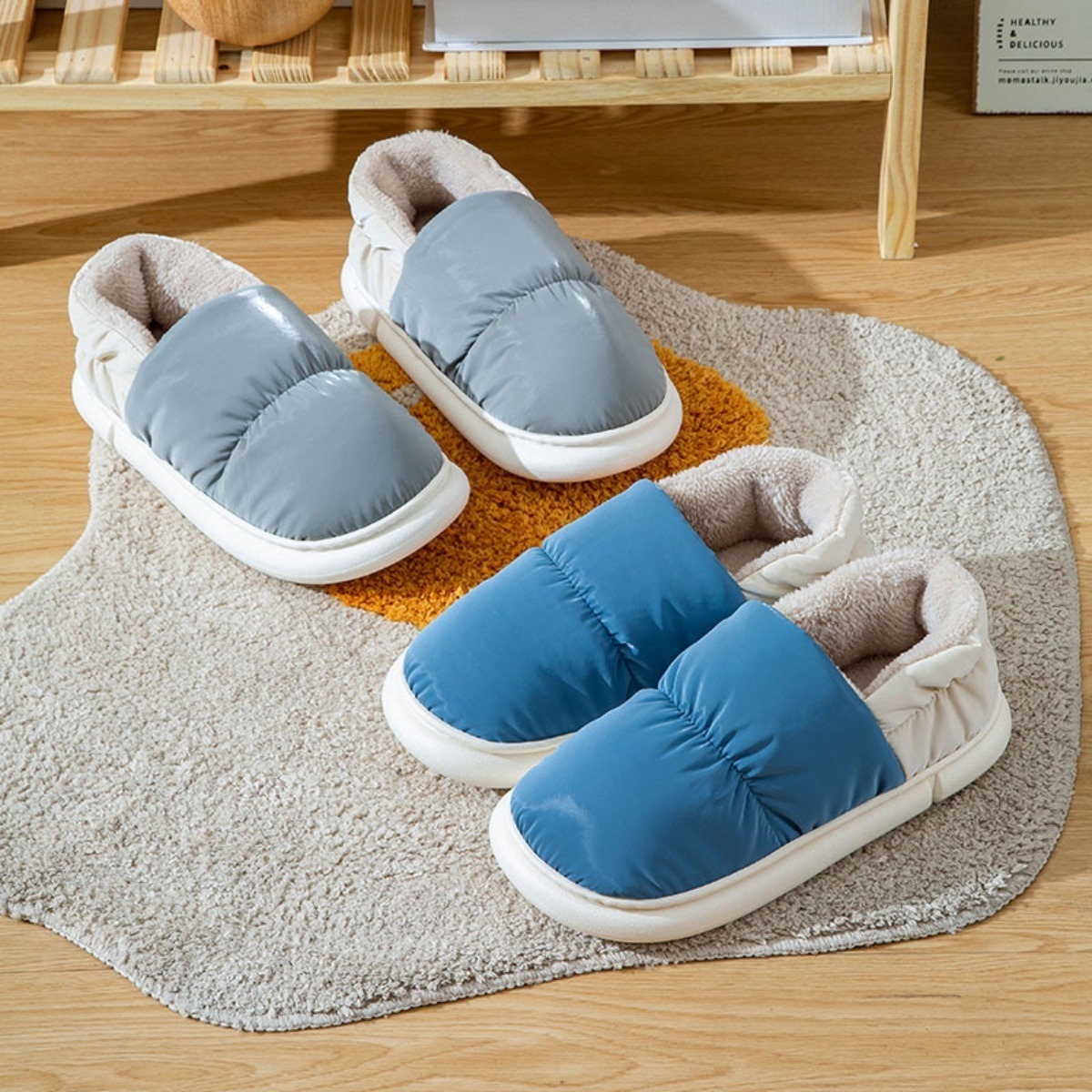 Pantufla Cerrada Interior Corderito Calentitas Unisex - Imagen 25