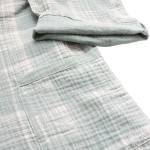 Pijama Ropa De Casa Estilo Kimono Para Adulto A Cuadros - Imagen 9